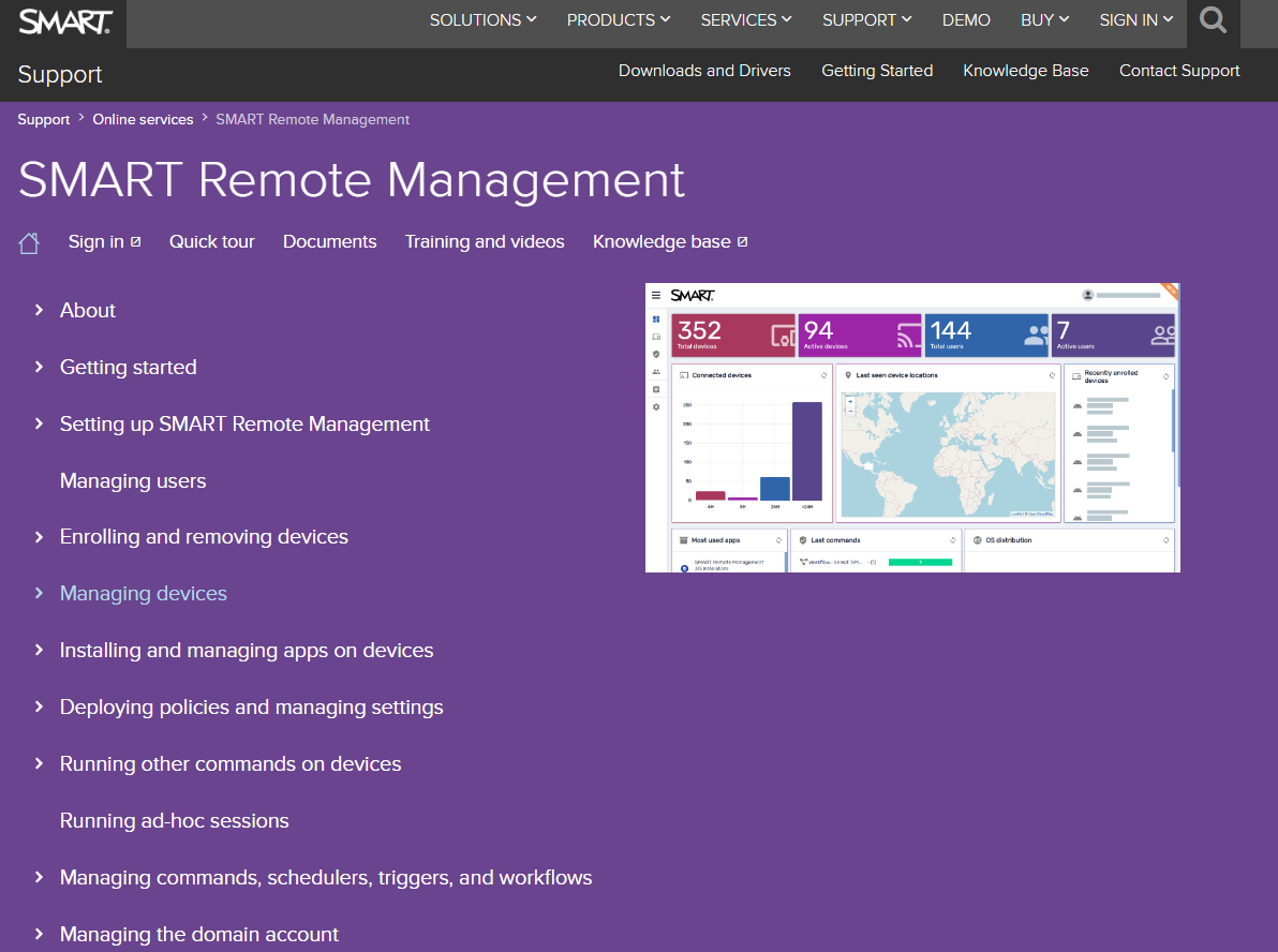 SMART Remote Management unassisted support